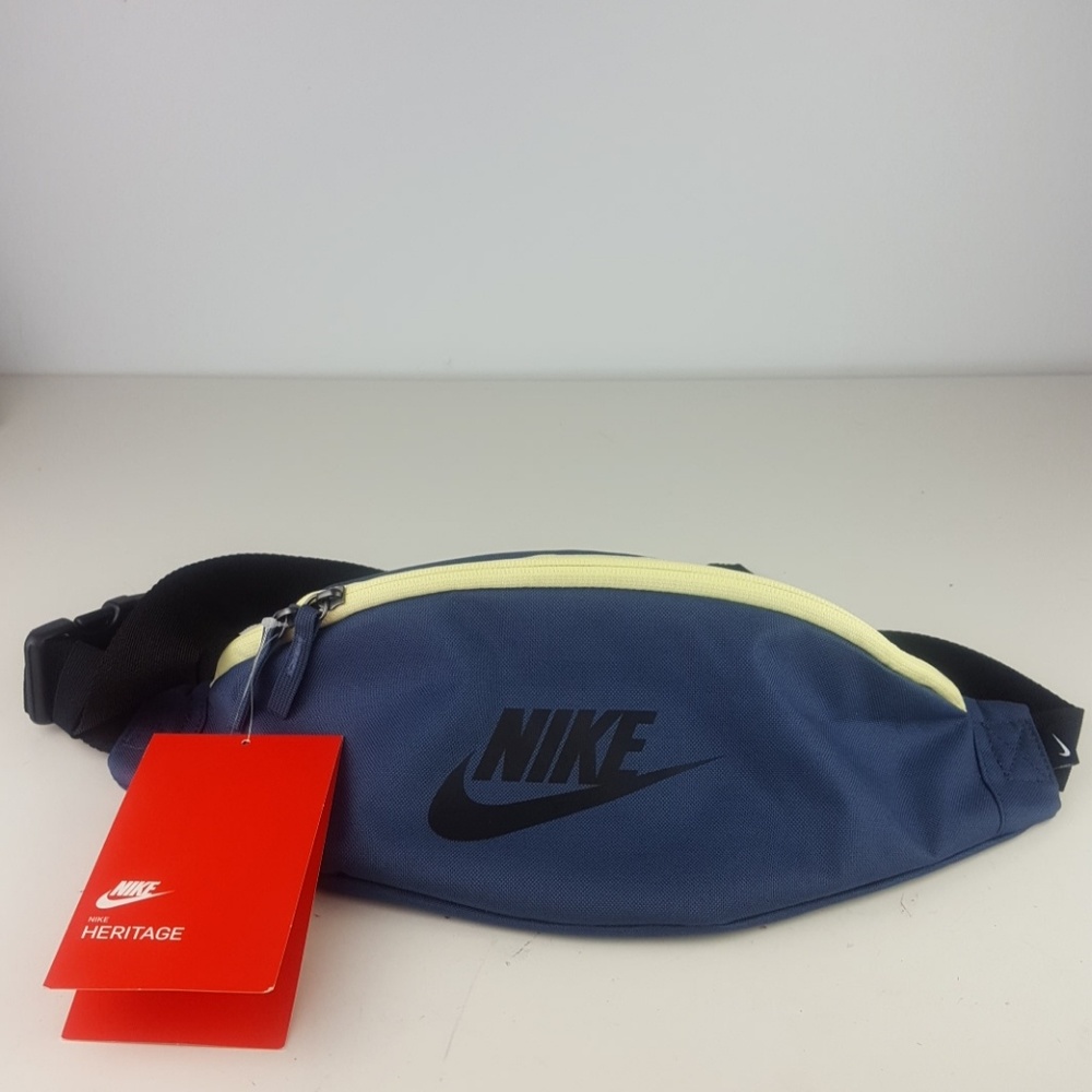 Nike  heritage fanny pack blue yellow